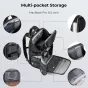 K&F Concept Camera Backpack 20L with front hard shell, waterproof design, and customizable compartments for lenses and a 15.6" laptop
