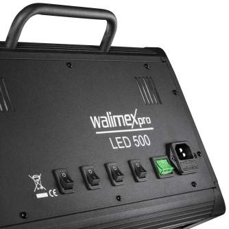 LED Gaismas paneļi - walimex LED 500 Fluorescent Light + Lamp Tripod - ātri pasūtīt no ražotāja