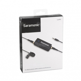 SaramonicLavMicPremiumLavalierMicrophone(Smartphone,GoPro,DSLR)ART02781