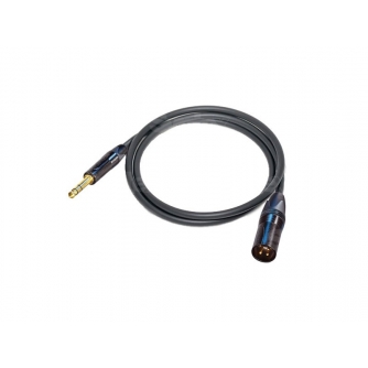 CanareL-2T2Smicrophonecable6,0mm,XLR(M)JACKTRS6,3mm0,3m,BLKCA-2TS-MTRS-BLK-03