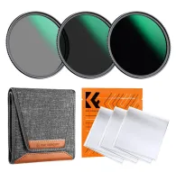 ND neitrāla blīvuma filtri - K&F Concept K&F 62MM, 3pcs Professional Lens Filter Kit(ND8+ND64+ND1000)+ Filter - быстрый заказ оND neitrāla blīvuma filtri - K&F Concept K&F 62MM, 3pcs Professional Lens Filter Kit(ND8+ND64+ND1000)+ Filter - быстрый заказ о
