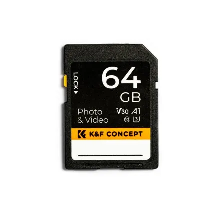 K&F Concept K&F 64GB tracking camera memory card U3 V30 read speed up to 90MB/