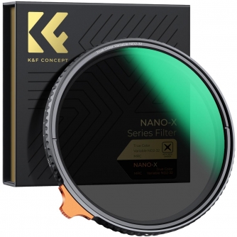 K&F Concept K&F 82MM Variable ND Filter True Color ND2-ND32 with 28 Layers of Anti-reflection Green Film KF01.2161