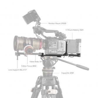 V-Mount Baterijas - SmallRig V-Mount Battery Mount Plate Kit for Cinema Cameras 4323 4323 - ātri pasūtīt no ražotāja