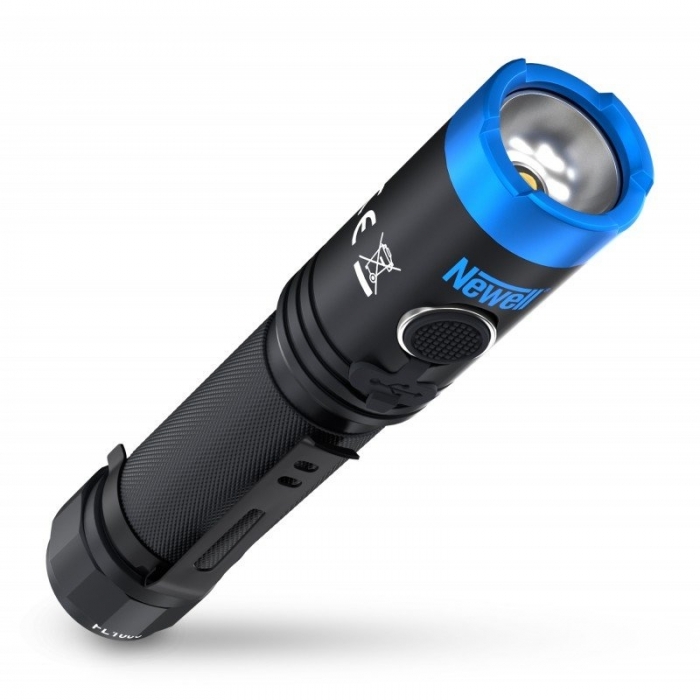 Фонарики - Newell FL1000 USB-C tactical flashlight - быстрый заказ от производителя