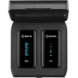 Bezvadu piespraužamie mikrofoni - Boya wireless microphone BY-XM6-K1 + charging case BY-XM6-K1 - быстрый заказ от производителя