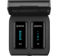 Wireless Lavalier Microphones - Boya wireless microphone BY-XM6-K1 + charging case BY-XM6-K1 - quick order from manufacturerWireless Lavalier Microphones - Boya wireless microphone BY-XM6-K1 + charging case BY-XM6-K1 - quick order from manufacturer