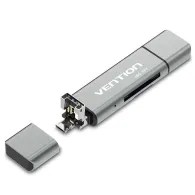 Datu Kabeļi - Vention Multifunctional USB2.0 Card Reader Vention CCJH0 Gray - ātri pasūtīt no ražotājaDatu Kabeļi - Vention Multifunctional USB2.0 Card Reader Vention CCJH0 Gray - ātri pasūtīt no ražotāja
