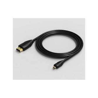 Провода, кабели - Vention Micro HDMI Cable 2m Vention VAA-D03-B200 (Black) - купить сегодня в магазине и с доставкой