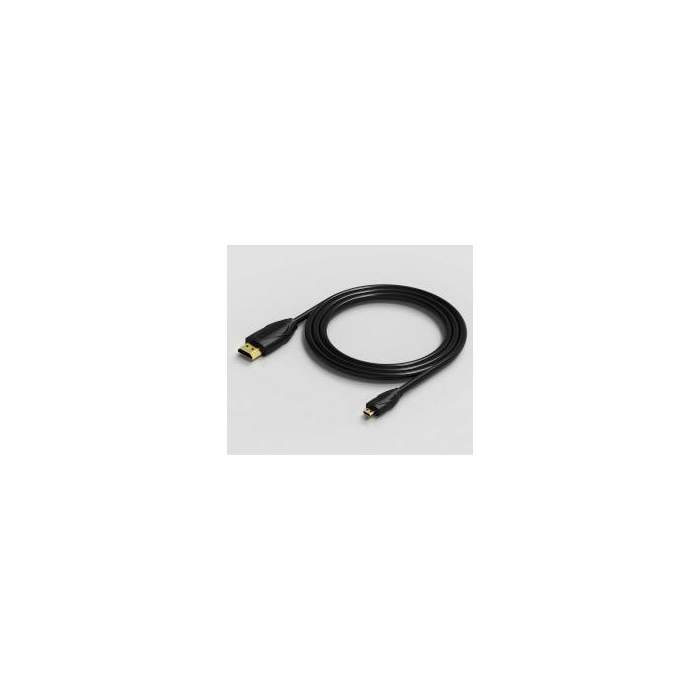 Провода, кабели - Vention Micro HDMI Cable 2m Vention VAA-D03-B200 (Black) - купить сегодня в магазине и с доставкой