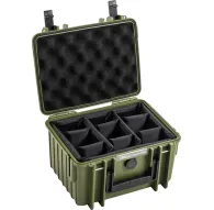 Hard Cases - BW OUTDOOR CASES TYPE 2000 / BRONZE GREEN (DIVIDER SYSTEM) 108261 - quick order from manufacturerHard Cases - BW OUTDOOR CASES TYPE 2000 / BRONZE GREEN (DIVIDER SYSTEM) 108261 - quick order from manufacturer