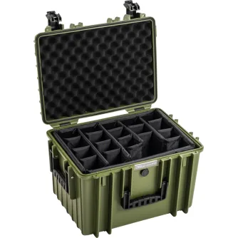 Kietas kelioninis dėklas - BW OUTDOOR CASES TYPE 5500 / BRONZE GREEN (DIVIDER SYSTEM) 108265 - быстрый заказ от производителя