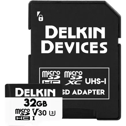 DELKIN TRAIL CAM HYPERSPEED MICROSDHC (V30) R100/W75 32GB DDMSDAHS32GB