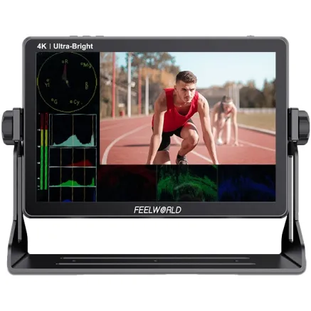 Feelworld LUT11H 10,1 Inch Ultra Bright 2000nit DSLR Camera Field Monitor Touch Screen 4K HDMI F970 External