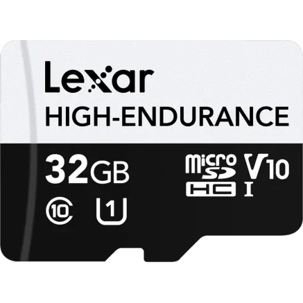LEXAR MICROSD HIGH-ENDURANCE MICROSDHC UHS-I/U1/10 R100/W30 (V10) 32GB LSDM10-32