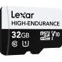 Memory Cards - LEXAR MICROSD HIGH-ENDURANCE MICROSDHC UHS-I/U1/10 R100/W30 (V10) 32GB LSDM10-32 - quick order from manufacturer
