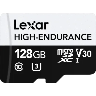 Memory Cards - LEXAR MICROSD HIGH-ENDURANCE MICROSDXC UHS-I/U3/10 R100/W45 (V30) 128GB LSDM10-1 - buy today in Master Foto store and with delivery
