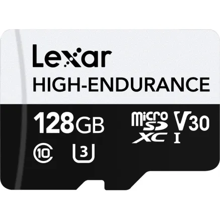 LEXAR MICROSD HIGH-ENDURANCE MICROSDXC UHS-I/U3/10 R100/W45 (V30) 128GB LSDM10-1