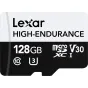 Atmiņas kartes - LEXAR MICROSD HIGH-ENDURANCE MICROSDXC UHS-I/U3/10 R100/W45 (V30) 128GB LSDM10-1 - perc šodien Master Foto veikalā un ar piegādi