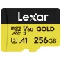 Memory Cards - LEXAR MICROSD GOLD MICROSDXC UHS-II/C10/A1/U3 R280/W100 (60) 256GB LMSGOLD256G-B - quick order from manufacturer