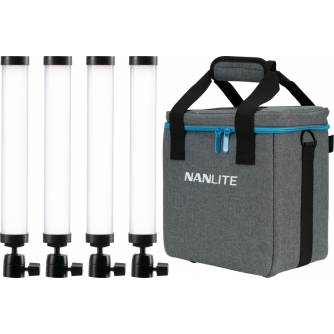 NANLITE PAVOTUBE II 6C- 4 LIGHT KIT WITH BAG 126242