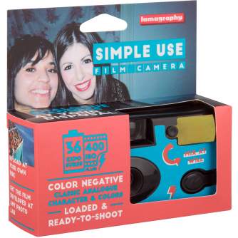 Плёночные фотоаппараты - Lomography Camera Lomochrome + Lomography Color Negative film 400/135/36 - купить сегодня в магазине и 