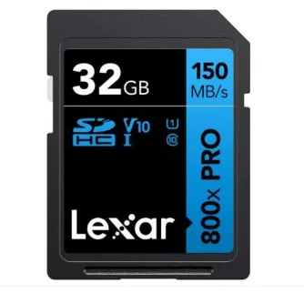 Карты памяти - MEMORY SDHC 32GB UHS-I/LSD0800P032G-BNNNG LEXAR - купить сегодня в магазине Master Foto и с доставкой Лучший выбор профессионалов