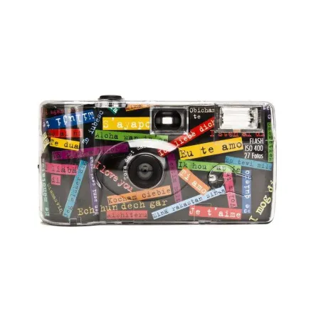 Single use Camera Flash 400 27 I love You black