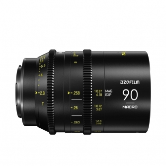 CINEMA Video Lenses - DZOFILM Vespid Prime Macro 90 T2.8 for PL/EF Mount (VV/FF) - quick order from manufacturer