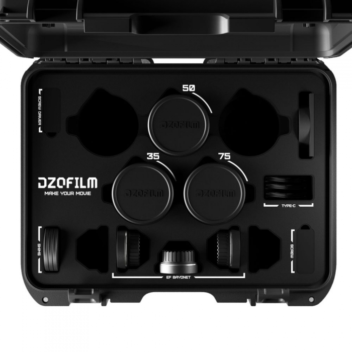 CINEMA видео объективы - DZOFILM Vespid Cyber 3-Lens Kit (35/50/75 T2.1) - быстрый заказ от производителя