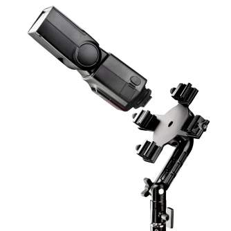 Piederumi kameru zibspuldzēm - walimex Set Quad Flash Holder incl. Softb. 60x60cm - ātri pasūtīt no ražotāja