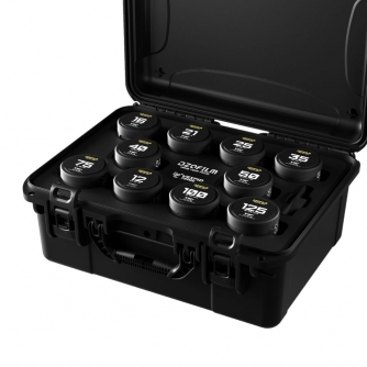 CINEMA Video Lenses - DZOFILM Vespid Prime Cine 10-Lens Kit (12/16mm T2.8 + 21/25/35/40/50/75/100/125mm T2.1) - quick order from manufacturer