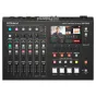 Roland SR-20HD Direct Streaming AV Mixer with live stream interface, HDMI inputs/outputs, and control panel for professional broadcasting