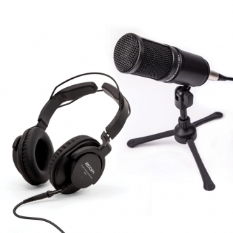 Podkāstu mikrofoni - Zoom ZDM-1PMP Podcast Mic Pack - ātri pasūtīt no ražotāja