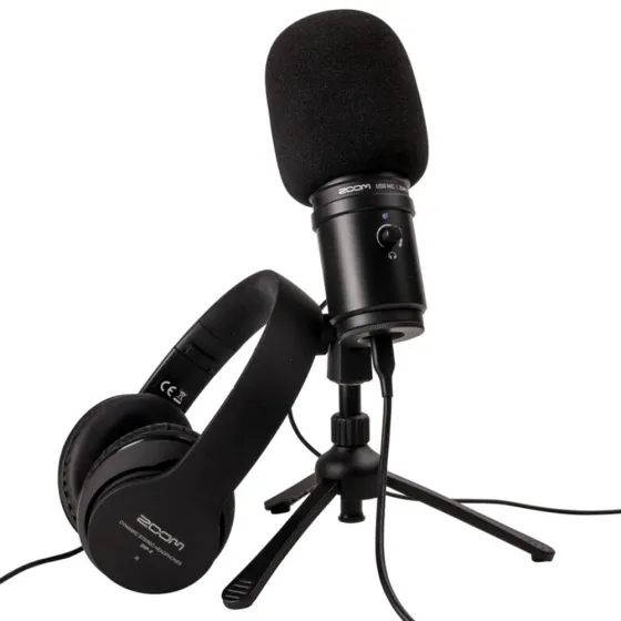 Zoom ZUM-2PMP USB podkāstu mikrofonu komplekts