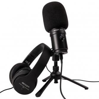 Podkāstu mikrofoni - Zoom ZUM-2PMP USB Podcast Mic Pack - ātri pasūtīt no ražotāja