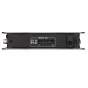 Back view of a black Roland VC-1-SH SDI to HDMI Video-Converter featuring labeled ports, a mode switch, and a power button. Includes SDI input/output connectors, HDCP support indicators, and a compact design with rubber feet for