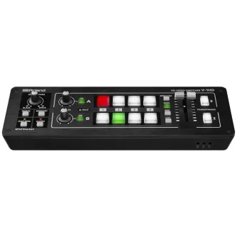 Roland V-1HD HD videocommutātor ar 4 HDMI ievadēm, 14 kanālu audio mikseri un 4 slāņu efektu dzinēju profesionālai videoprodukcijai