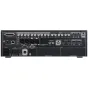 Roland V-1200HD Multi-Format Video Switcher rear panel featuring multiple SDI and HDMI ports, audio connectors, power input, and ventilation grilles.