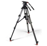 Sachtler System 20 S1 HD MCF tripod kit with fluid head, mid-level spreader, and padded bag for professional video useSachtler System 20 S1 HD MCF tripod kit with fluid head, mid-level spreader, and padded bag for professional video use