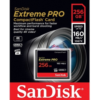 SanDiskExtremePROCompactFlashCard160MBs256GB