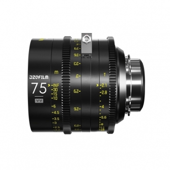 CINEMA Video Lenses - DZOFILM Vespid Cyber 75 T2.1 for PL/EF Mount with Data Interface (VV/FF) - quick order from manufacturer