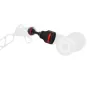 SeaLife Flex-Connect Sea Dragon Ball Joint Adapter (SL995) ar sarkaniem akcentiem drošai pievienošanai pie zemūdens kameru korpusa