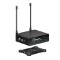 Sennheiser EW-DP ME4 SET bezvadu mikrofons ar digitālo displeju, divām antenām, USB portiem un montāšanas plati filmu veidotājiem un satura radītājiem
