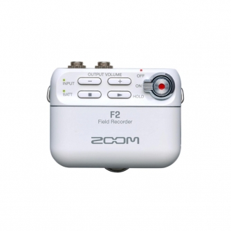 Skaņas ierakstītāji - Zoom F2 White Field Recorder & Lavalier Mic - ātri pasūtīt no ražotāja