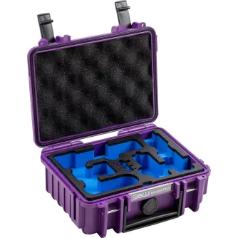 Hard Cases - BW B&W CASES TYPE 500 FOR DJI OSMO POCKET 3 CREATOR COMBO, PURPLE 109070 - quick order from manufacturer