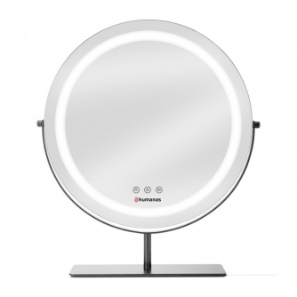 Make-up Mirror - Humanas HS-HM Scarlet makeup mirror with LED lighting - black - quick order from manufacturer
