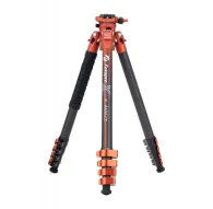 Трипод Fotopro X-Airfly оранжевого и черного цвета из углеродного волокна, с системой зажима Flip Lock, креплением для смартфона, регулируемыми ногами и шаровой головой с быстрой монтажной пластиной Arca-Swiss.Трипод Fotopro X-Airfly оранжевого и черного цвета из углеродного волокна, с системой зажима Flip Lock, креплением для смартфона, регулируемыми ногами и шаровой головой с быстрой монтажной пластиной Arca-Swiss.