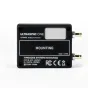 Передатчик времени Atomos AtomX Ultrasync One с двумя BNC-разъемами, белым OLED-дисплеем и крепежными отверстиями