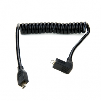 Atomos Coiled Right-Angle Micro to Micro HDMI Cable (ATOMCAB005)